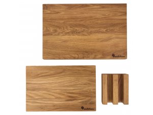 Набор разделочных досок Woodinhome CB002ONKIT2 на подставке - изображение 3